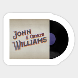 RETRO VINYL JOHN WILLIAMS (STAR WARS) Sticker